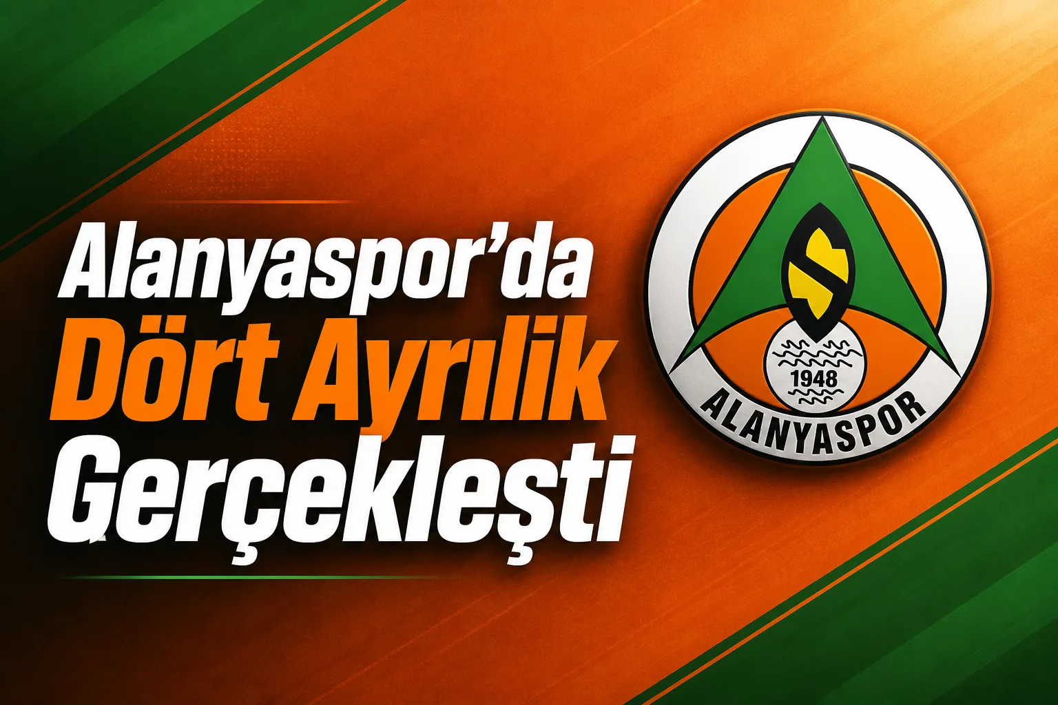 Alanyaspor'da Dört Ayrılık Gerçekleşti