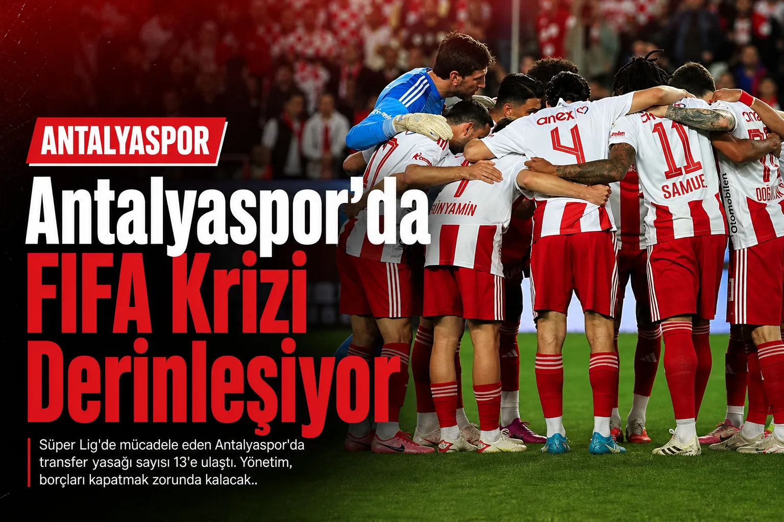 Antalyaspor'da FIFA Krizi Derinleşiyor