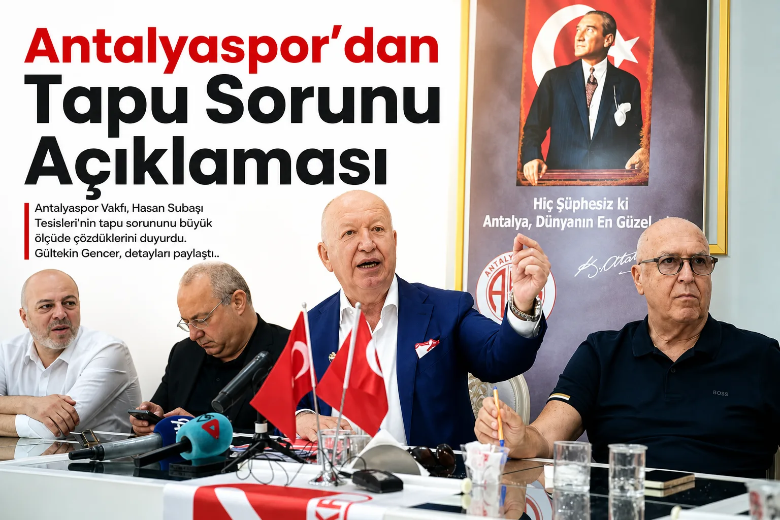 Antalyaspor'dan Tapu Sorunu Açıklaması