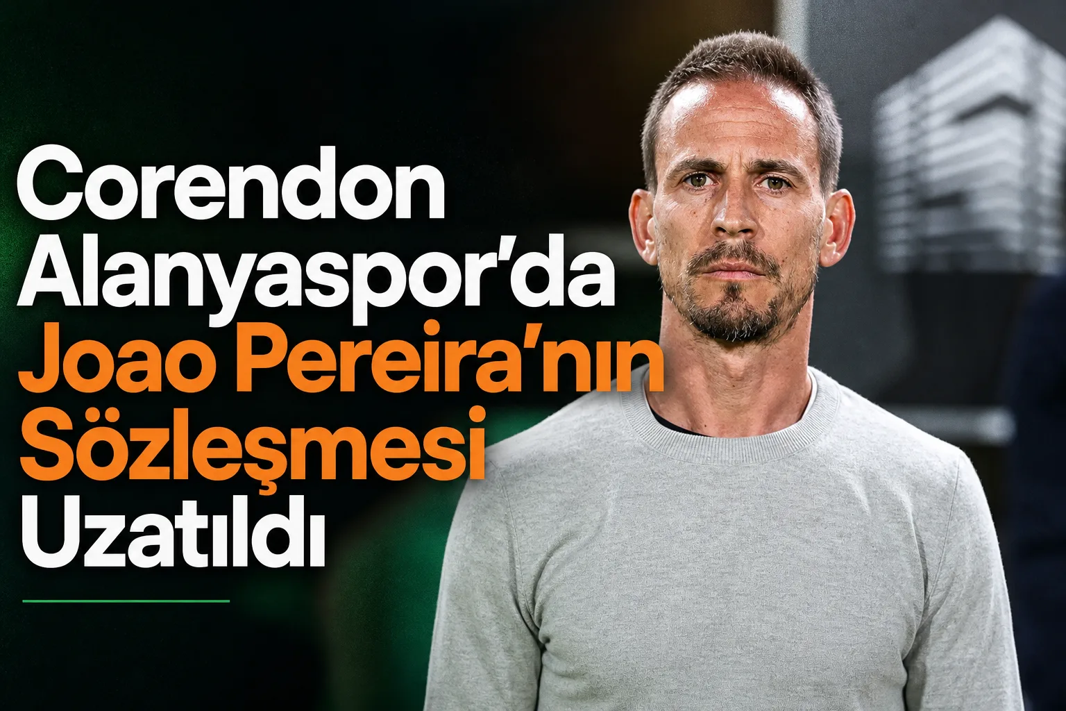Corendon Alanyaspor'da Joao Pereira'nın Sözleşmesi Uzatıldı