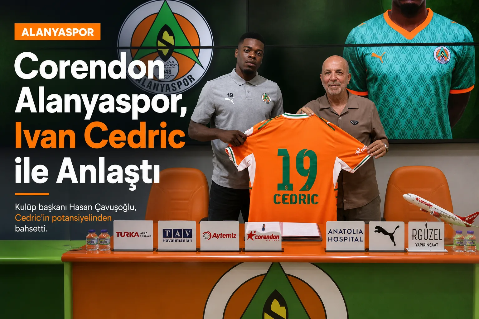 Corendon Alanyaspor, Ivan Cedric ile Anlaştı