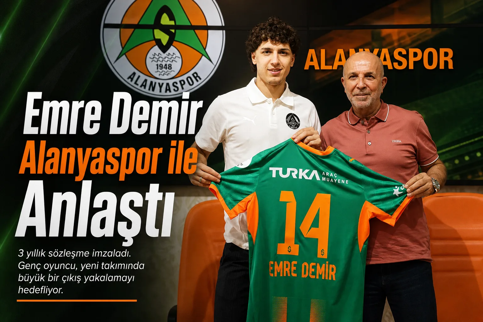 Emre Demir Alanyaspor ile Anlaştı