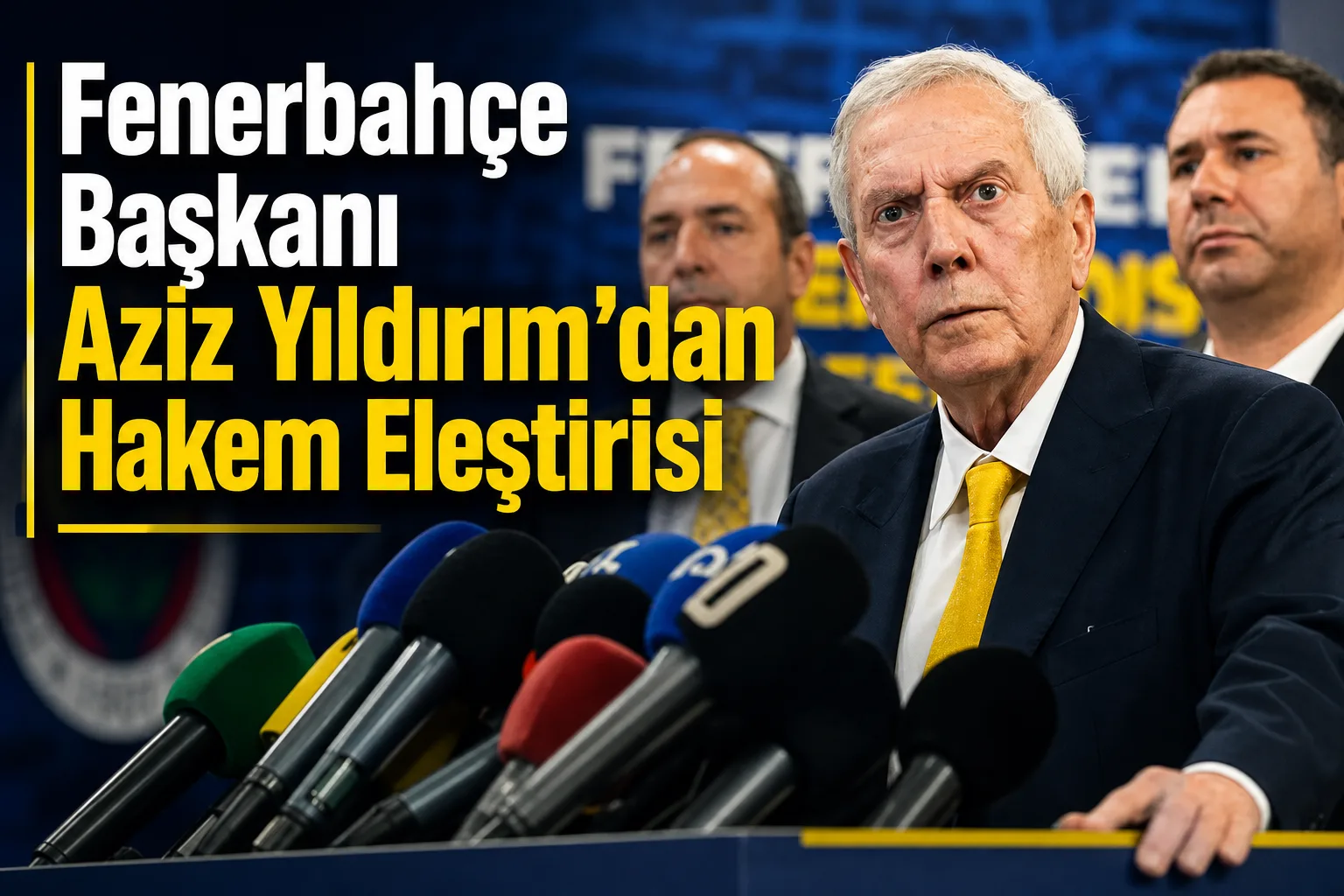Fenerbahçe Başkanı Aziz Yıldırım'dan Hakem Eleştirisi