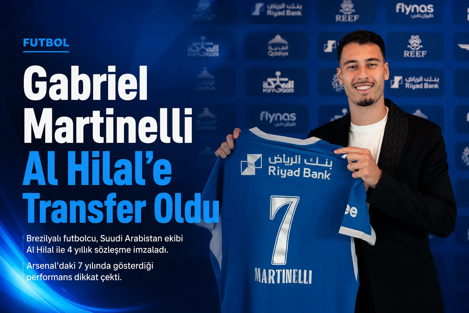 Gabriel Martinelli Al Hilal'e Transfer Oldu