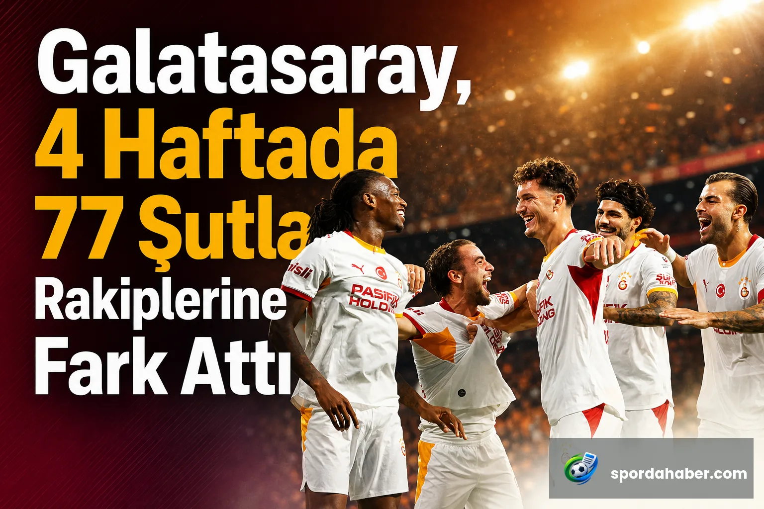 Galatasaray, 4 Haftada 77 Şutla Rakiplerine Fark Attı