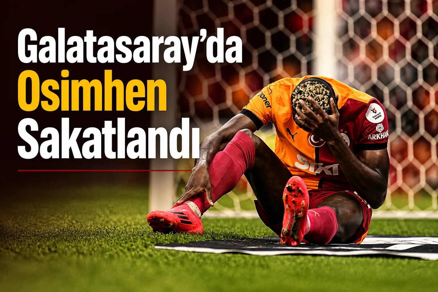 Galatasaray'da Osimhen Sakatlandı