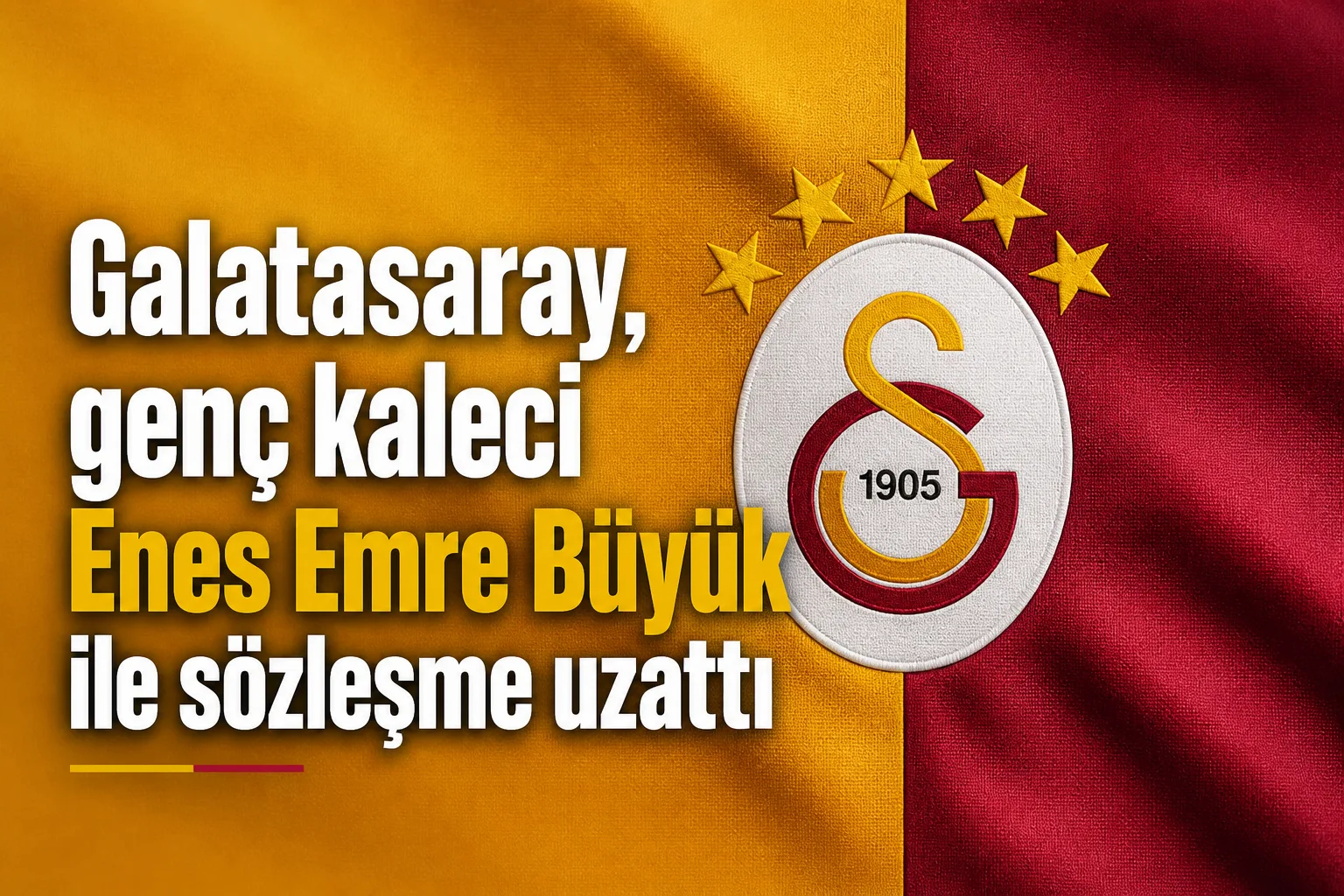 Galatasaray, genç kaleci Enes Emre Büyük ile sözleşme uzattı