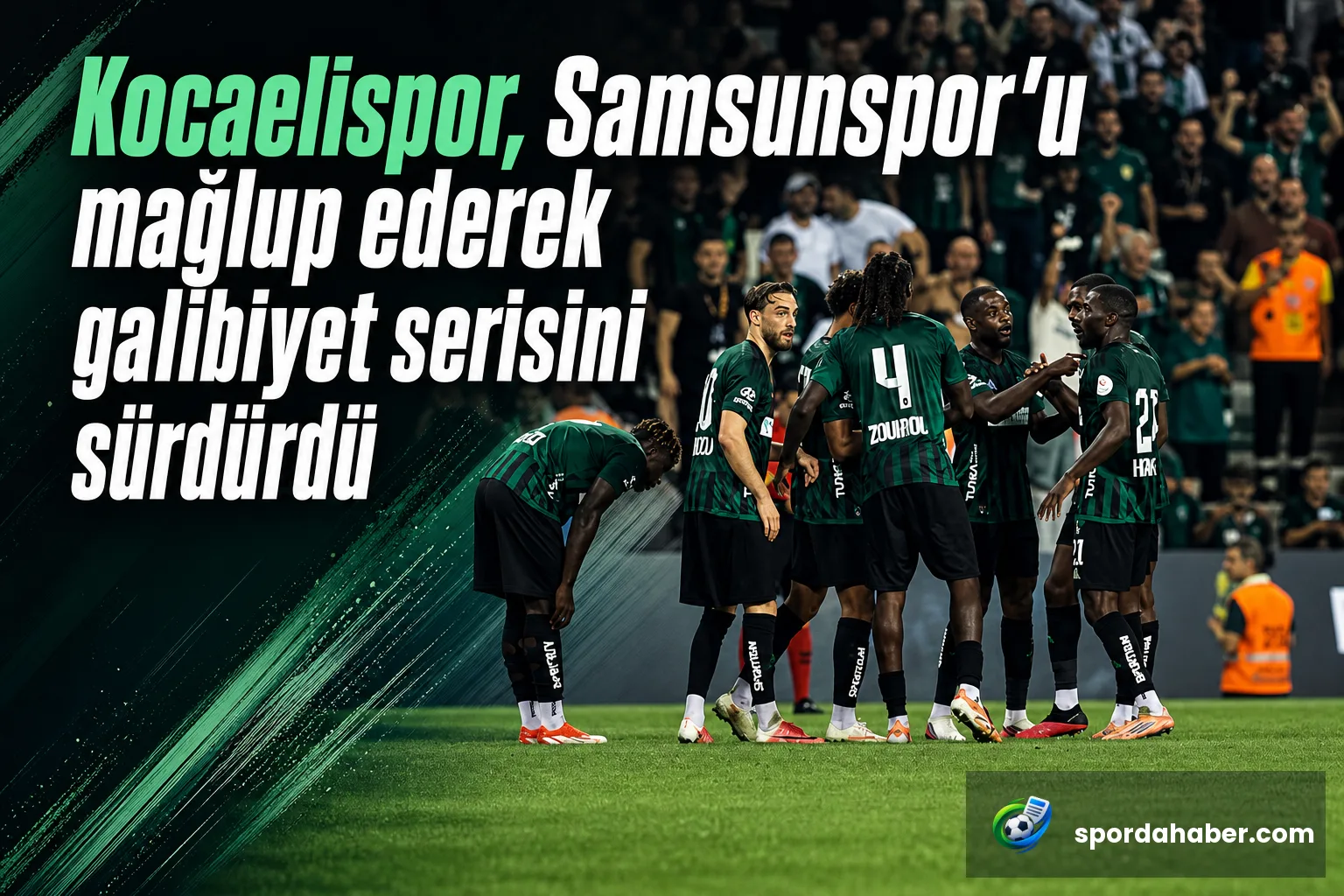 Kocaelispor, Samsunspor'u mağlup ederek galibiyet serisini sürdürdü