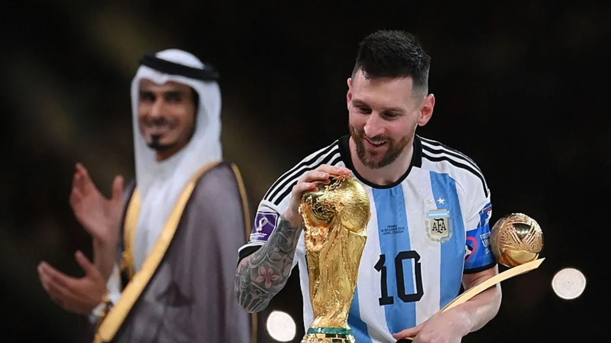 Lionel Messi'ye Arjantin'de saygı duruşu