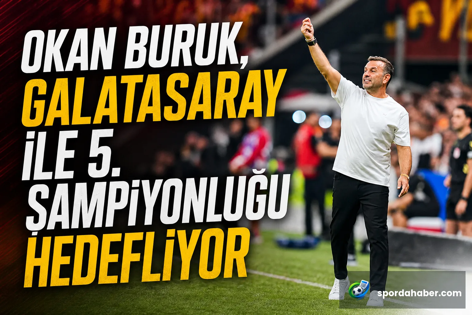 Okan Buruk, Galatasaray ile 5. Şampiyonluğu Hedefliyor