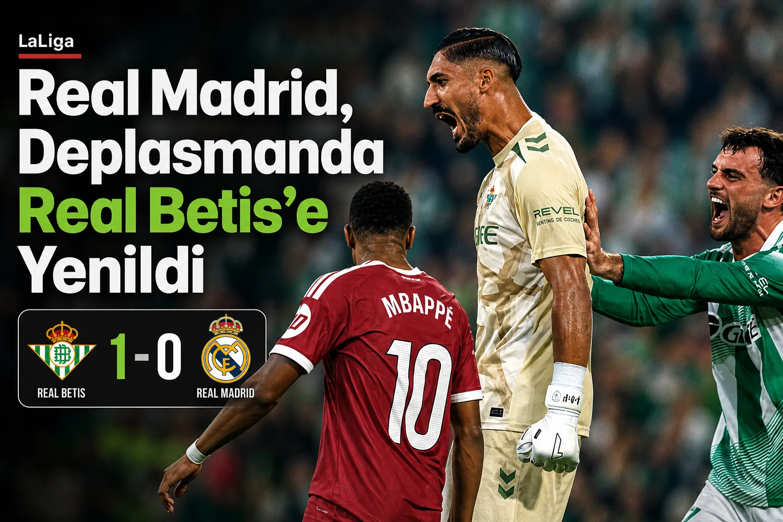 Real Madrid, Deplasmanda Real Betis'e Yenildi